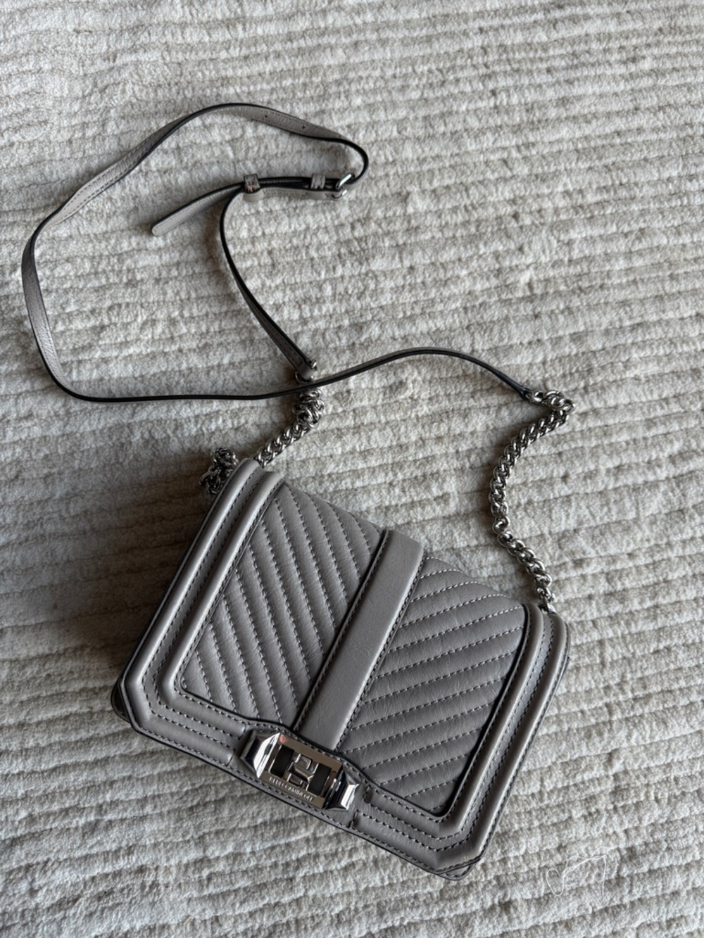 Rebecca Minkoff Crossbody Bag in Light Gray